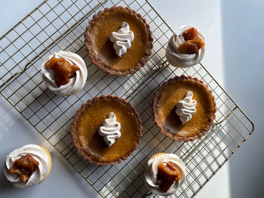 Mini Pumpkin Tarts (gf option)