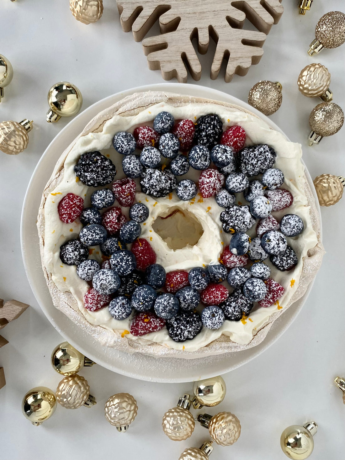 Pavlova Wreath GF