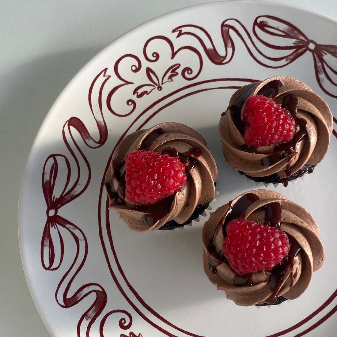 Chocolate Raspberry Cupcakes