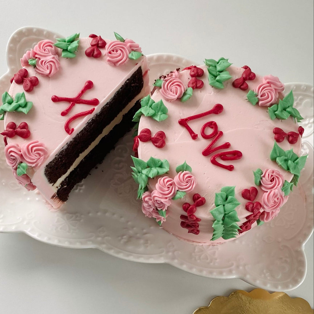 Gluten Free Valentine's Cake
