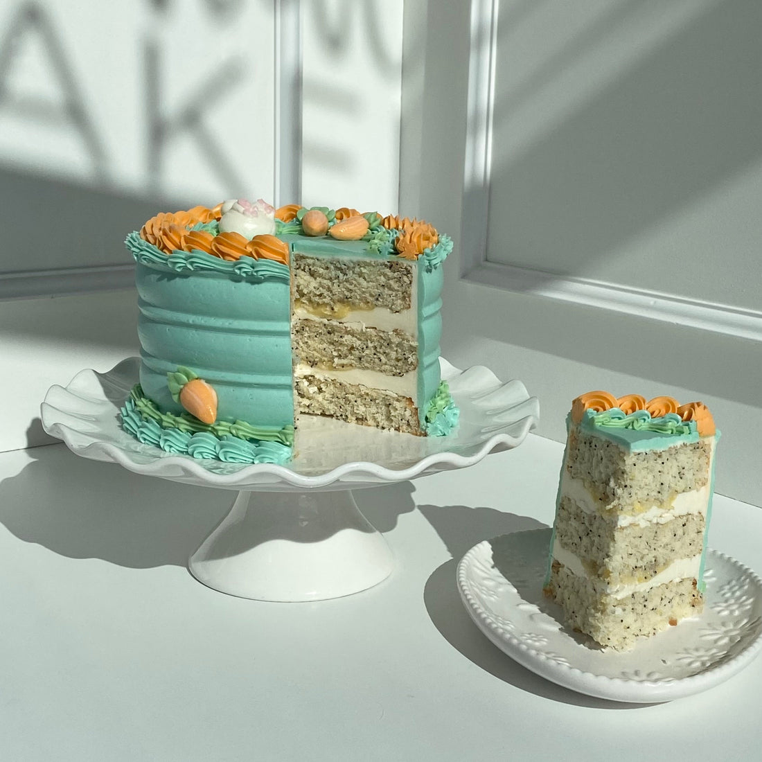 Easter Cake (gf + vegan options)